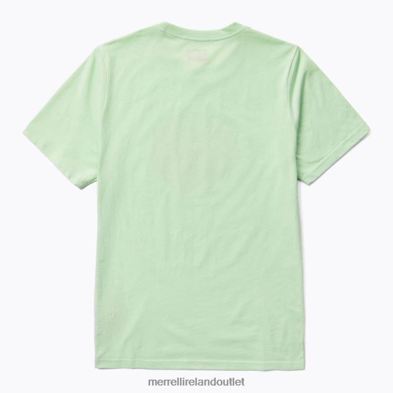 Unlikely Hikers X Merrell Short Sleeve Tee (JMS26681-330) Men LTPDN450 Clothes Mist Green