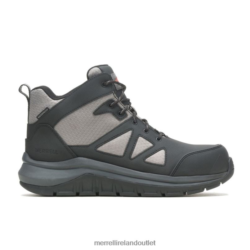 Merrell Fullbench Speed Mid Waterproof CF (J005025) Men LTPDN689 Shoes Black/Charcoal