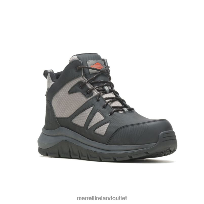 Merrell Fullbench Speed Mid Waterproof CF (J005025) Men LTPDN689 Shoes Black/Charcoal