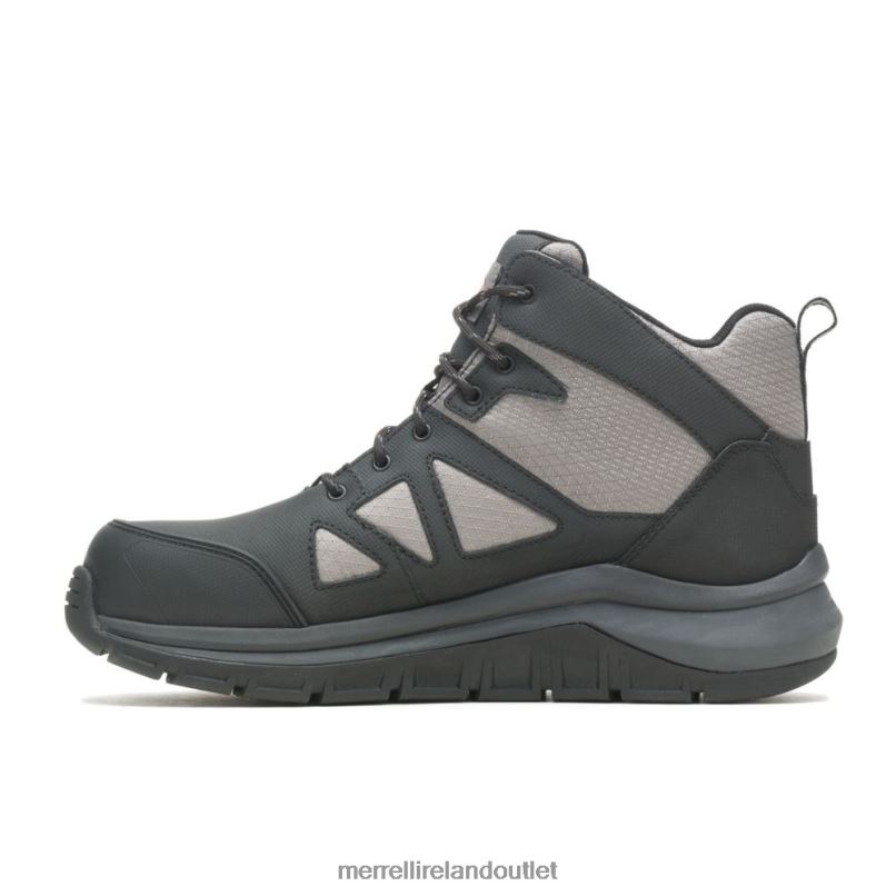 Merrell Fullbench Speed Mid Waterproof CF (J005025) Men LTPDN689 Shoes Black/Charcoal