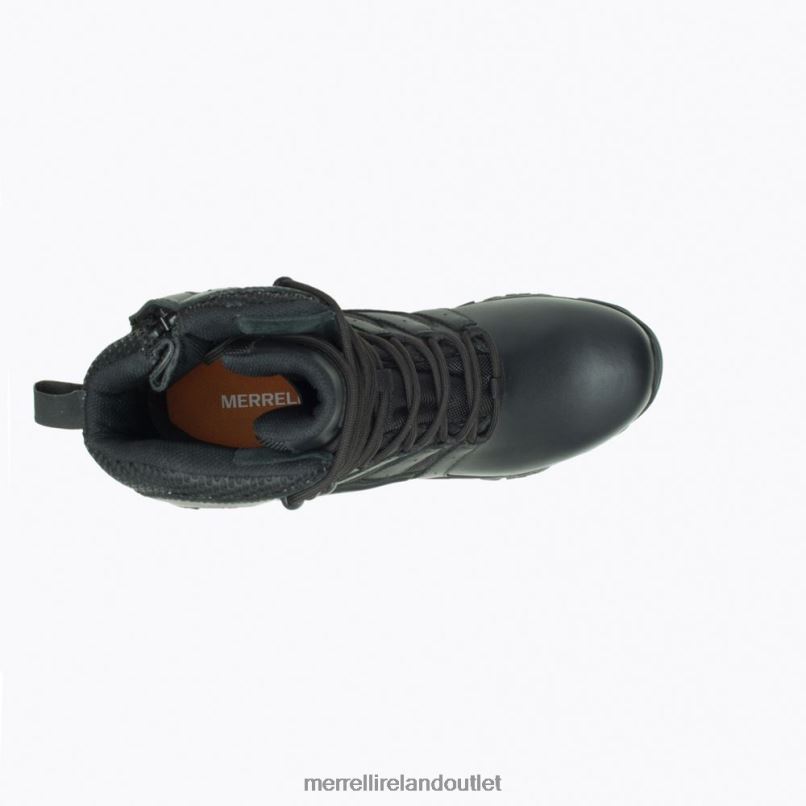 Merrell Moab 2 8'' Tactical Response Waterproof Boot Wide Width (J45335W) Men LTPDN731 Shoes Black