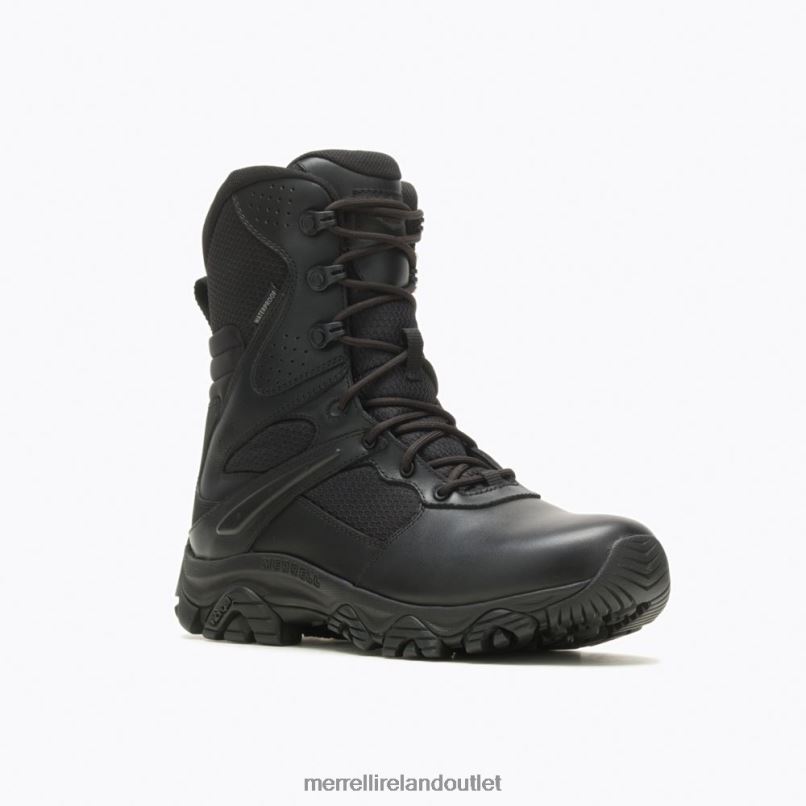 Merrell Moab 3 8'' Tactical Response Zip Waterproof Boot Wide Width (J003913W) Men LTPDN769 Shoes Black