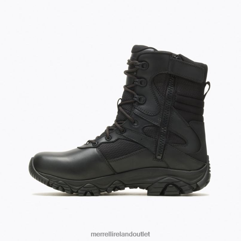 Merrell Moab 3 8'' Tactical Response Zip Waterproof Boot Wide Width (J003913W) Men LTPDN769 Shoes Black