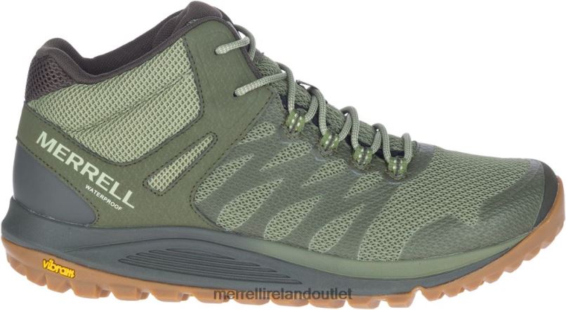 Merrell Nova 2 Mid Waterproof (J035581) Men LTPDN209 Shoes Lichen