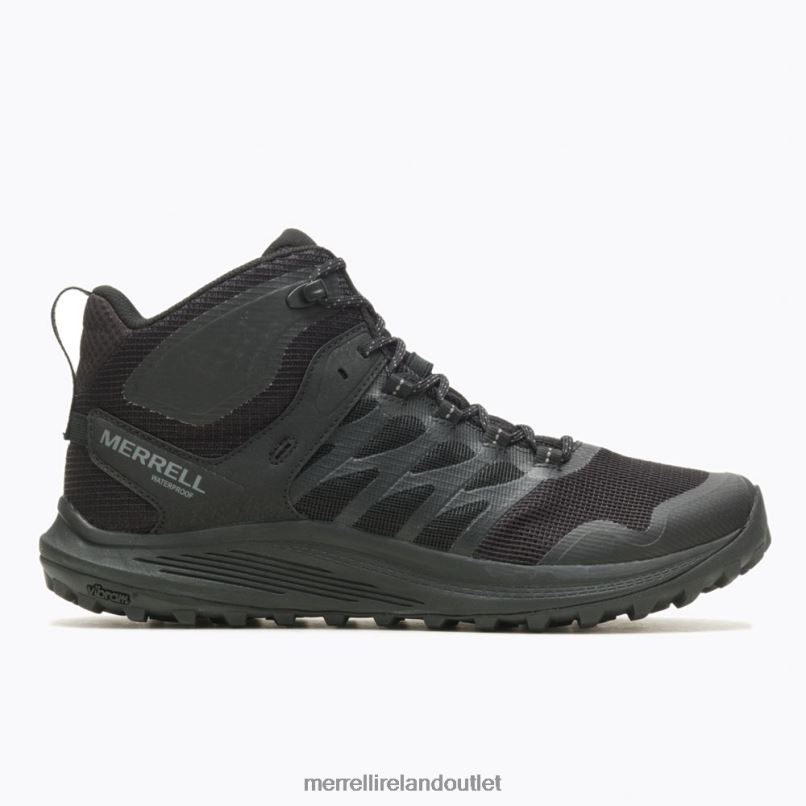 Merrell Nova 3 Mid Tactical Waterproof Boot (J005049) Men LTPDN381 Shoes Black/Charcoal