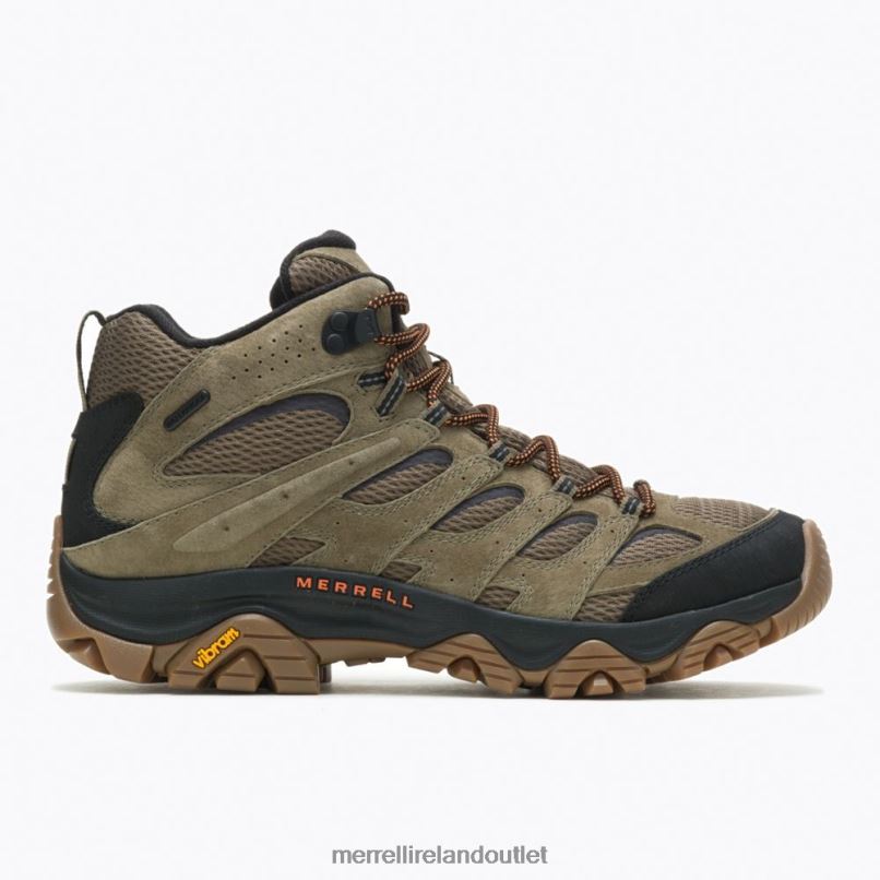 Merrell Moab 3 Mid Waterproof (J036549) Men LTPDN128 Shoes Olive/Gum