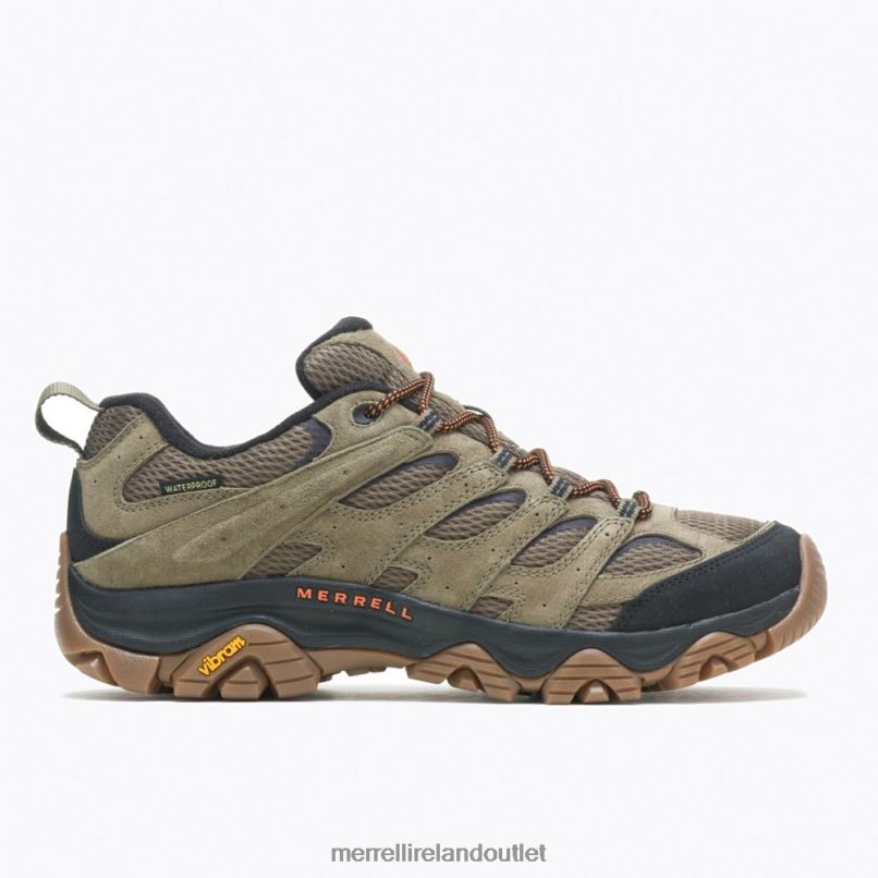 Merrell Moab 3 Waterproof (J036553) Men LTPDN76 Shoes Olive/Gum