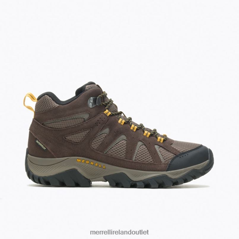 Merrell Oakcreek Mid Waterproof Wide Width (J036401W) Men LTPDN604 Shoes Espresso