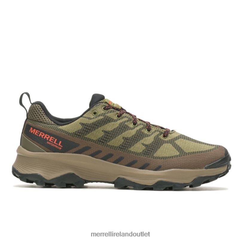 Merrell Speed Eco Waterproof (J037003) Men LTPDN72 Shoes Avocado/Kangaroo