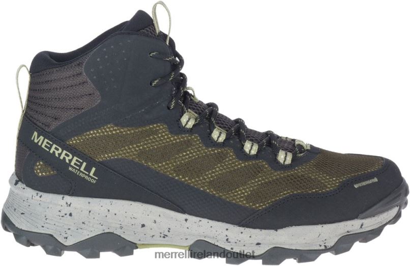 Merrell Speed Strike Mid Waterproof (J066879) Men LTPDN780 Shoes Olive