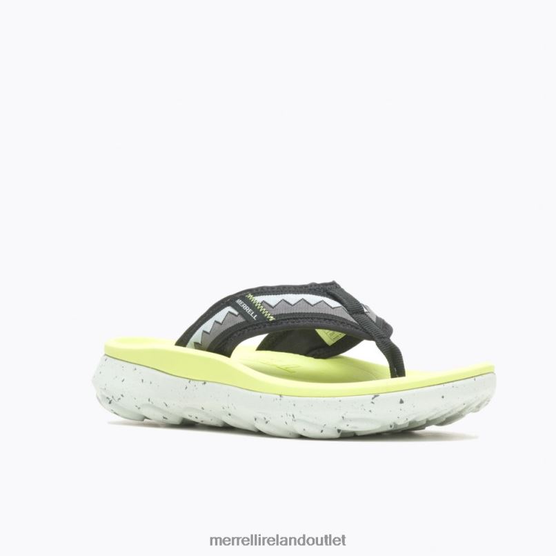 Merrell Hut Ultra Flip (J004919) Men LTPDN117 Shoes Black/Celery
