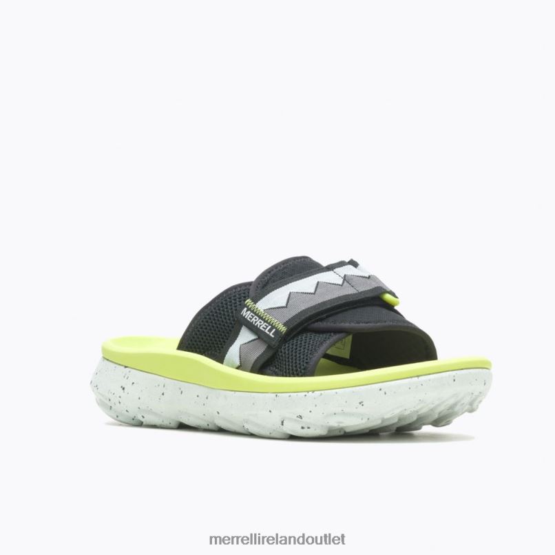 Merrell Hut Ultra Slide (J004941) Men LTPDN114 Shoes Black/Celery