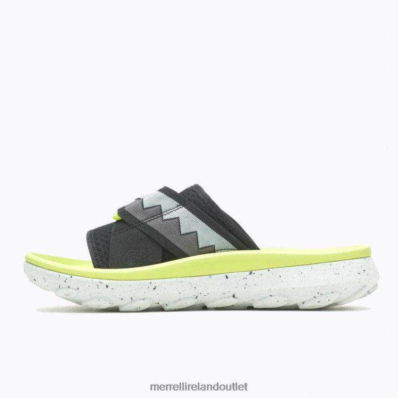 Merrell Hut Ultra Slide (J004941) Men LTPDN114 Shoes Black/Celery