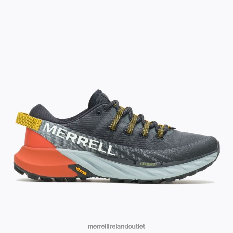 Merrell Agility Peak 4 (J067347) Men LTPDN83 Shoes Black/Highrise