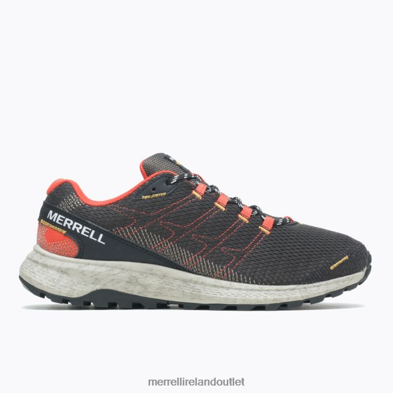 Merrell Fly Strike (J067377) Men LTPDN736 Shoes Black/Tangerine