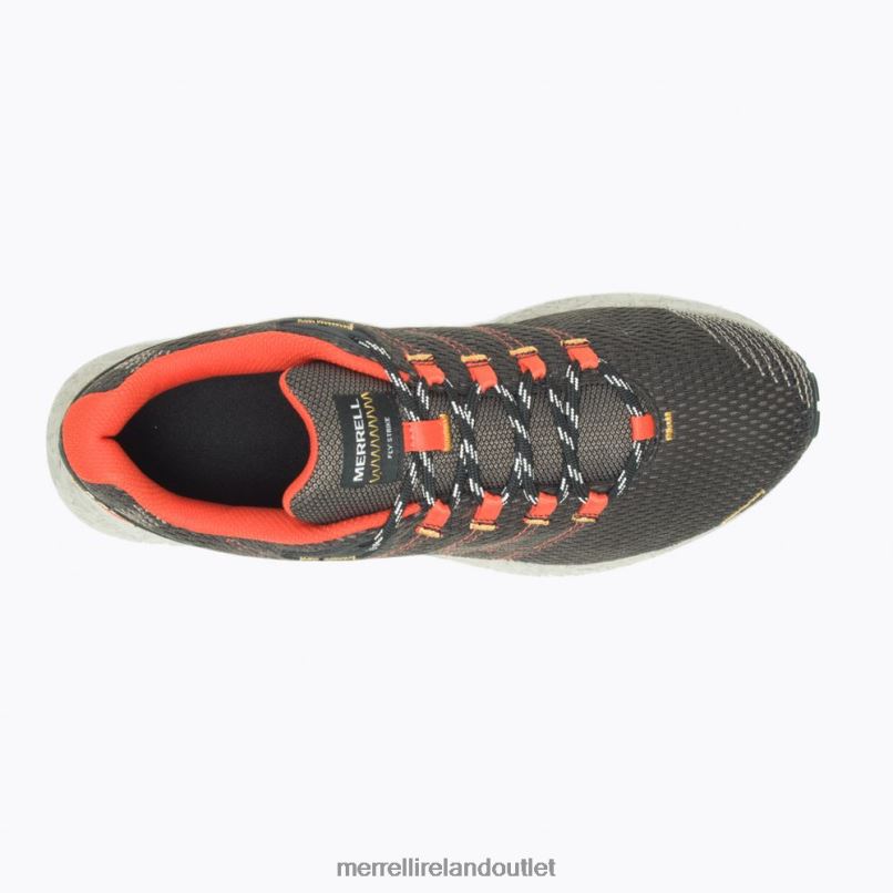 Merrell Fly Strike (J067377) Men LTPDN736 Shoes Black/Tangerine