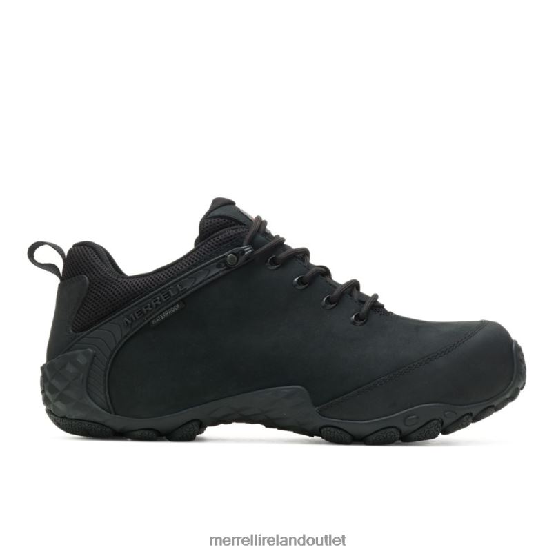 Merrell Chameleon Flux Leather Waterproof Carbon Fiber (J003899) Men LTPDN659 Shoes Black