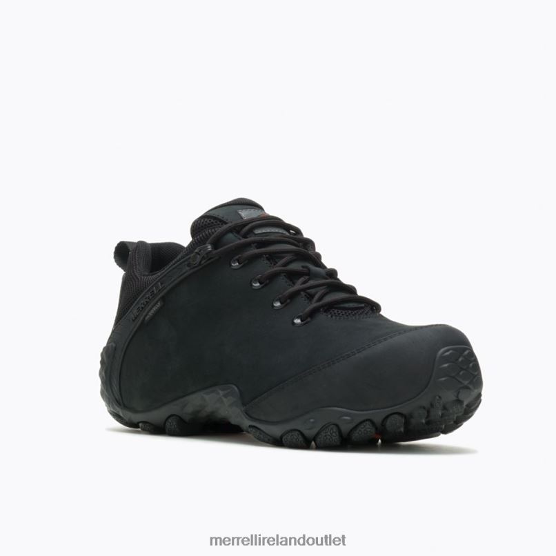 Merrell Chameleon Flux Leather Waterproof Carbon Fiber (J003899) Men LTPDN659 Shoes Black