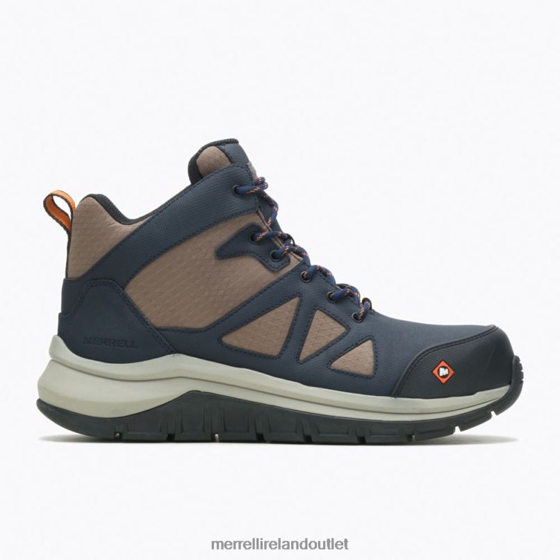 Merrell Fullbench Speed Mid CF (J003321) Men LTPDN665 Shoes Navy