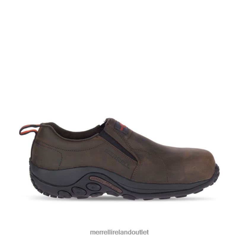 Merrell Jungle Moc Leather Comp Toe Work Shoe Wide Width (J099319W) Men LTPDN487 Shoes Espresso
