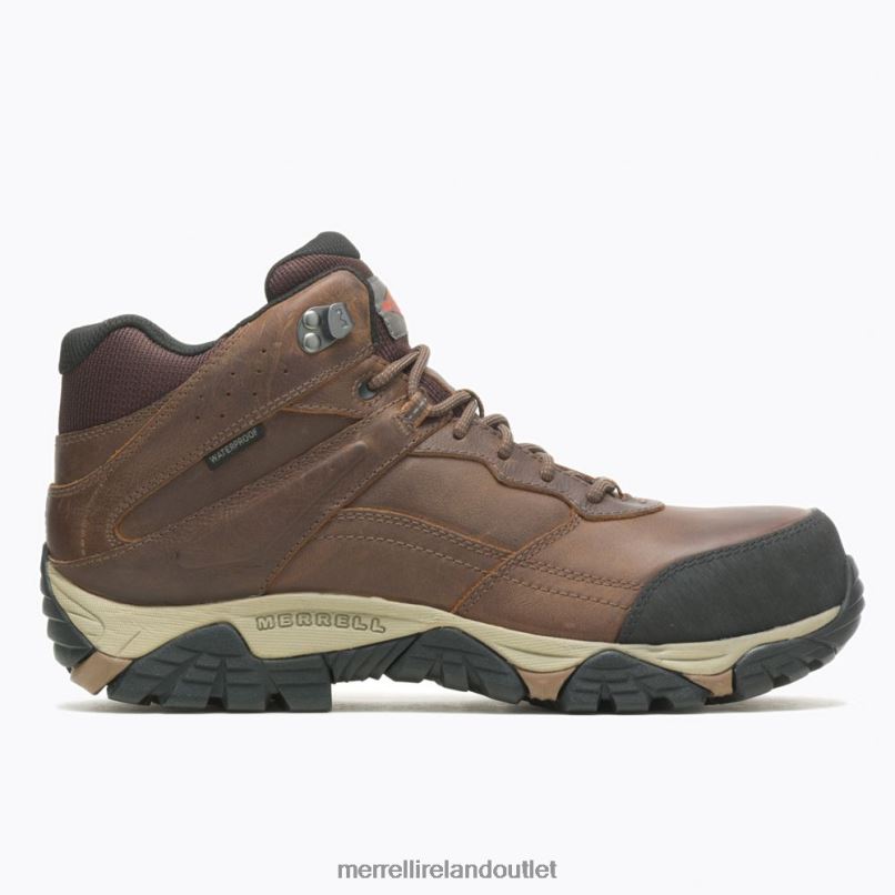 Merrell Moab Adventure Mid Waterproof Carbon Fiber Wide Width (J004633W) Men LTPDN494 Shoes Toffee