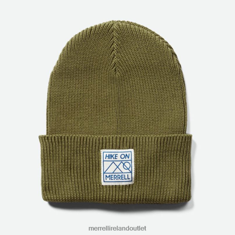 Merrell Hike On Patch Beanie (JAF26662-174) Unisex LTPDN317 Accessories Martini Olive