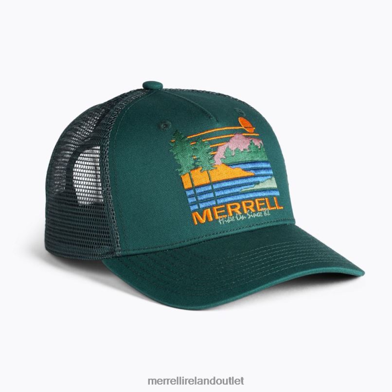 Merrell Lakeside Trucker Hat (JAF26653-325) Unisex LTPDN378 Accessories Sea Moss