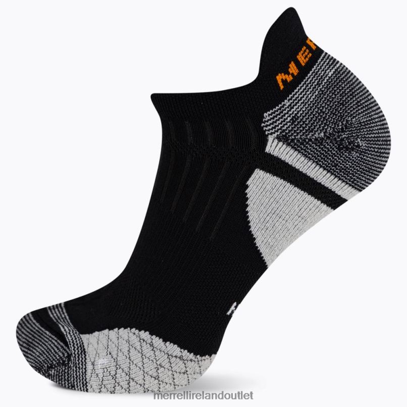 Merrell Cushion Trail Runner Tab Sock (JSS27023-010) Unisex LTPDN417 Accessories Black
