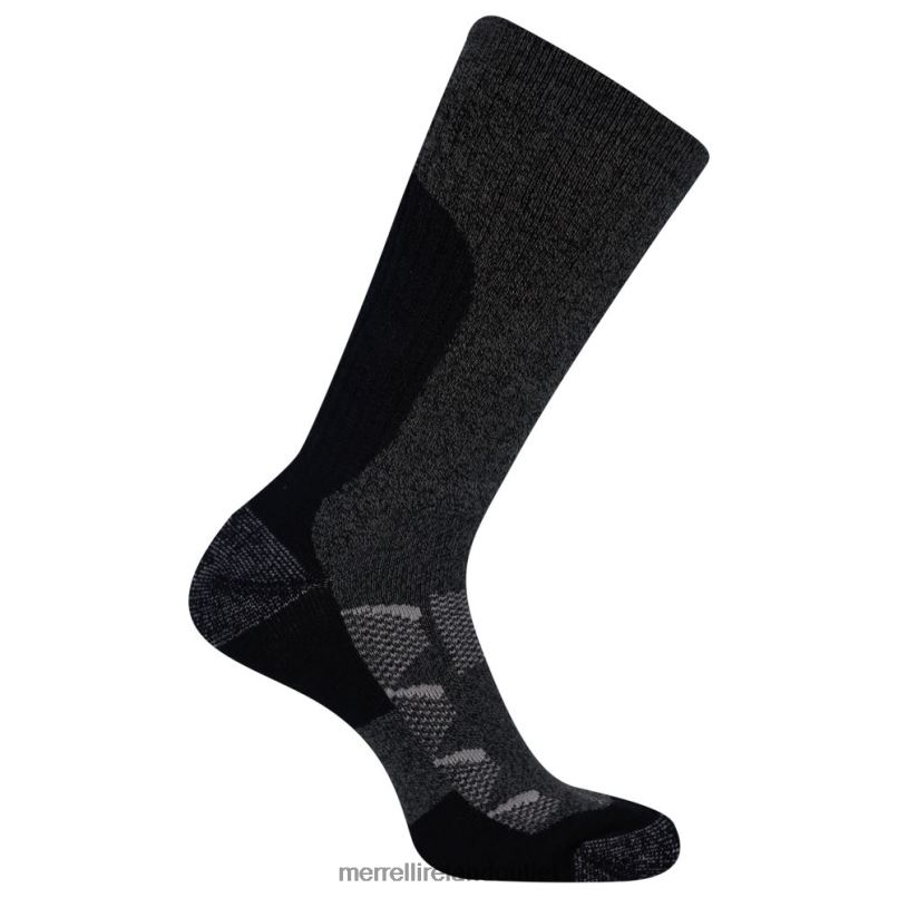 Merrell Moab Hiker Crew Tab Sock (JSS26348-011) Unisex LTPDN301 Accessories Charcoal