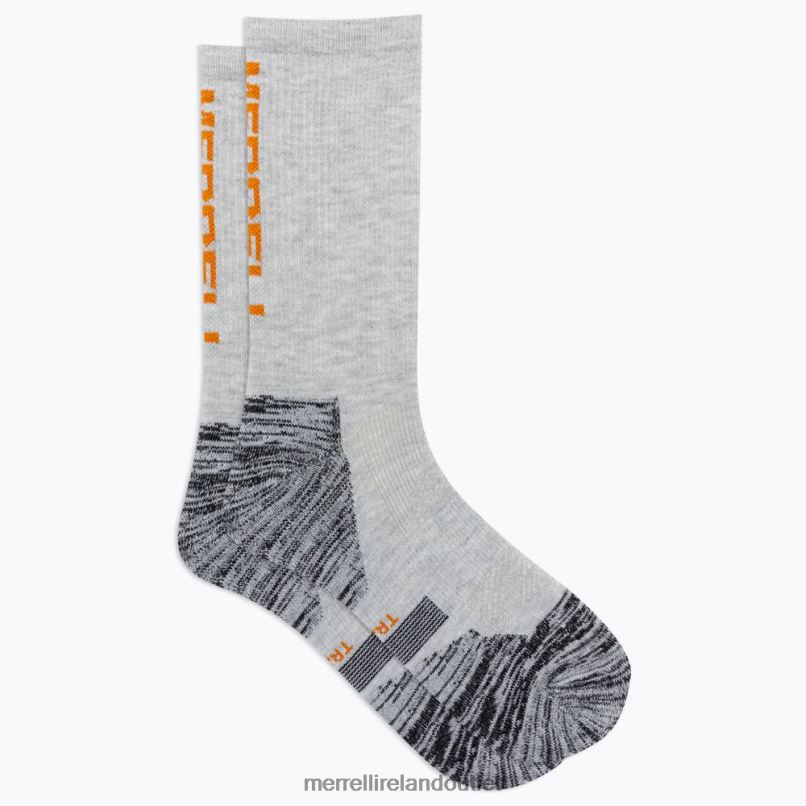 Merrell Thermal Trail Run Crew Sock (JSF26899-020) Unisex LTPDN486 Accessories Gray Heather
