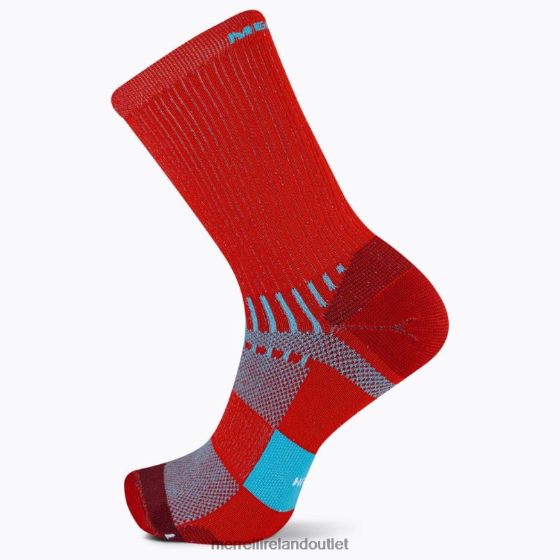 Merrell Trail Runner Light Crew Sock (JSS27021-600) Unisex LTPDN470 Accessories Red