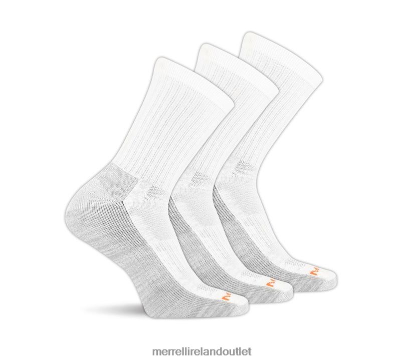 Merrell Work Crew Sock 6 Pack (JSS26719-100) Unisex LTPDN265 Accessories White