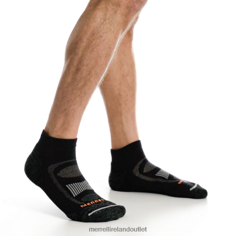 Merrell Zoned Low Cut Hiker Sock (JSF25749-012) Unisex LTPDN523 Accessories Onyx