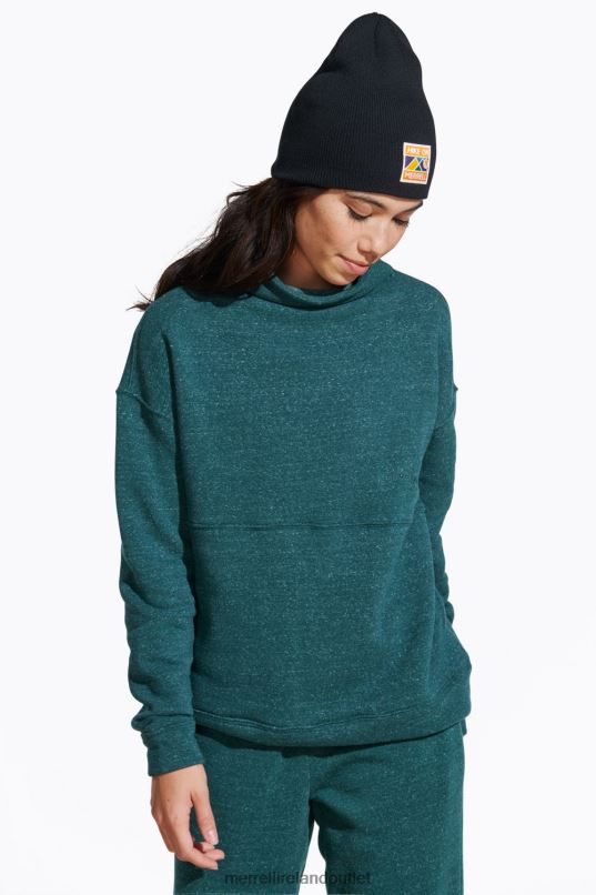 Merrell Dianthus Sweatshirt (JWF26638-329) Women LTPDN1321 Clothes Sea Moss Heather