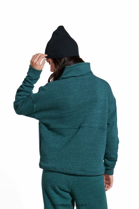 Merrell Dianthus Sweatshirt (JWF26638-329) Women LTPDN1321 Clothes Sea Moss Heather