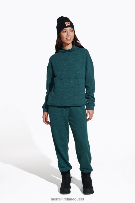 Merrell Dianthus Sweatshirt (JWF26638-329) Women LTPDN1321 Clothes Sea Moss Heather