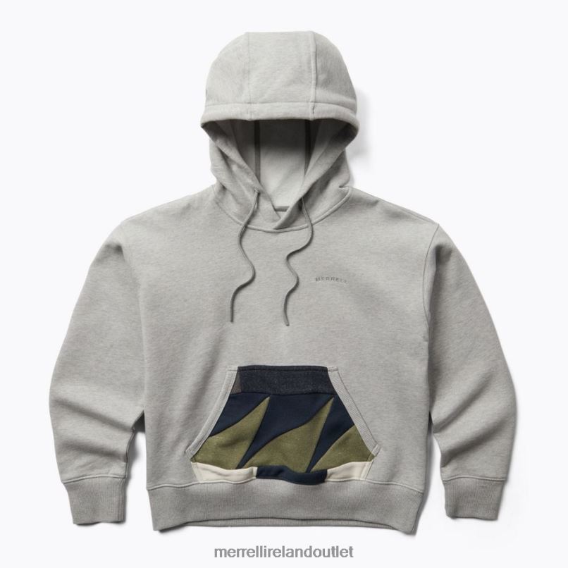 Merrell Scrap Pullover Hoody (JWS26642-050) Women LTPDN1241 Clothes Grey Heather