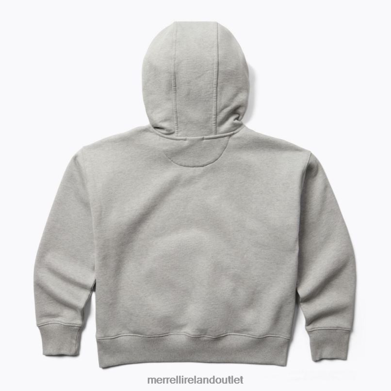Merrell Scrap Pullover Hoody (JWS26642-050) Women LTPDN1241 Clothes Grey Heather