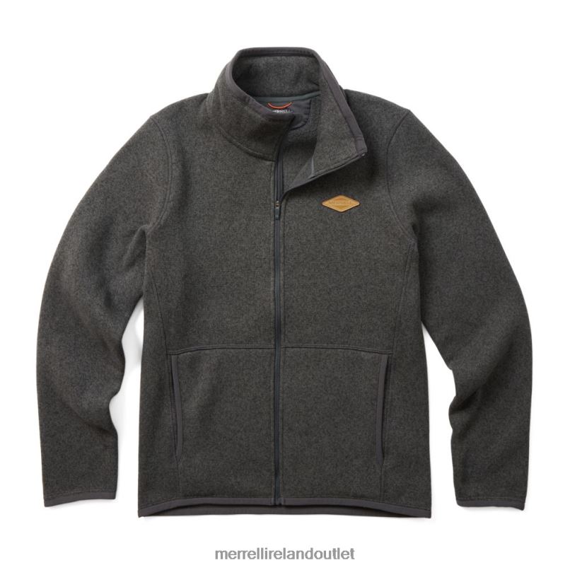 Merrell Sweater Weather Full Zip (JWF26298-027) Women LTPDN1144 Clothes Asphalt Heather