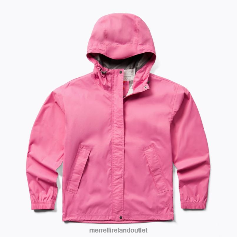 Merrell Fallon Rain Jacket (JWS26353-495) Women LTPDN1252 Clothes Strawberry Moon