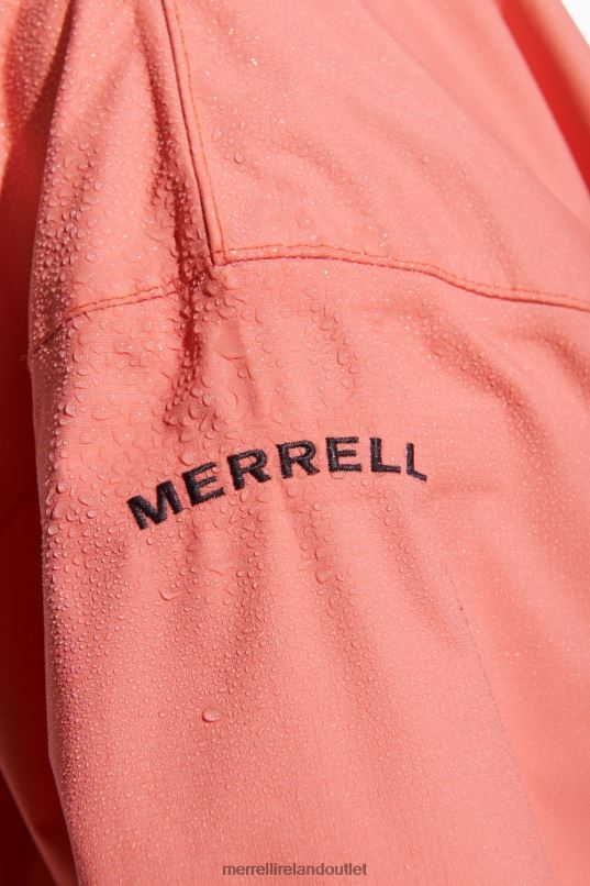 Merrell Fallon Rain Jacket (JWS26353-628) Women LTPDN1202 Clothes Peach Echo