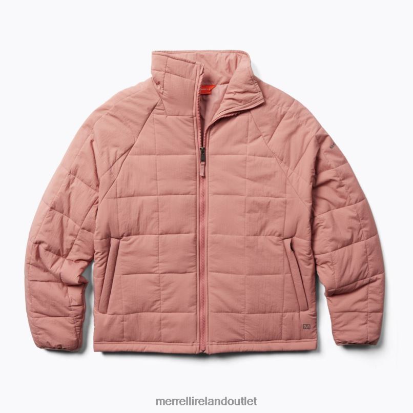 Merrell Terrain Insulated Jacket (JWF26547-627) Women LTPDN1323 Clothes Ash Rose