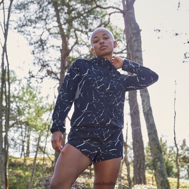 Merrell Trail Running Jacket (JWF26556-970) Women LTPDN1192 Clothes Lightning Print