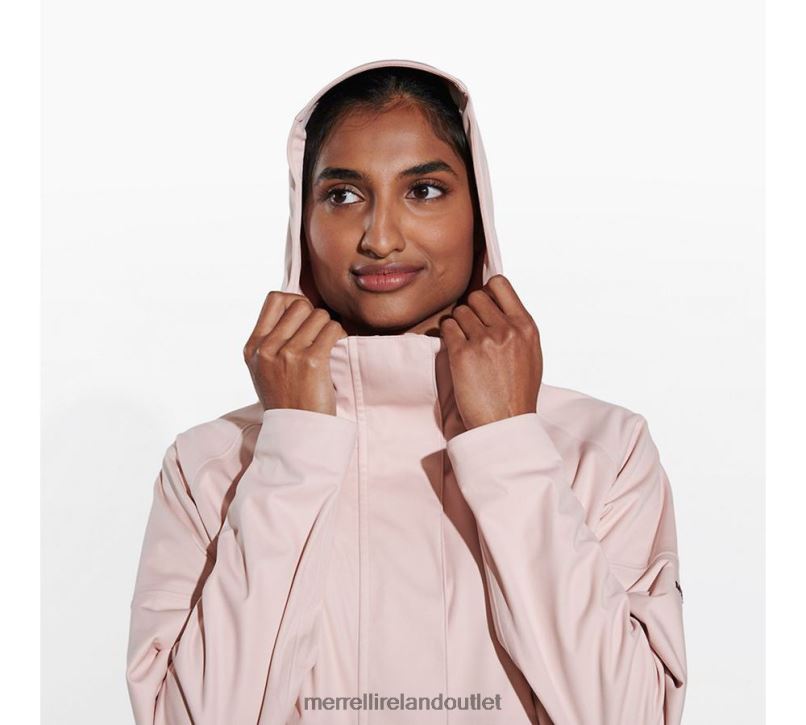 Merrell Whisper Rain Shell (JWS26351-623) Women LTPDN994 Clothes Rose Smoke