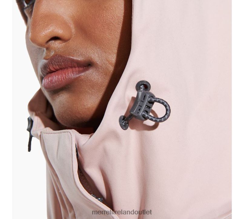 Merrell Whisper Rain Shell (JWS26351-623) Women LTPDN994 Clothes Rose Smoke