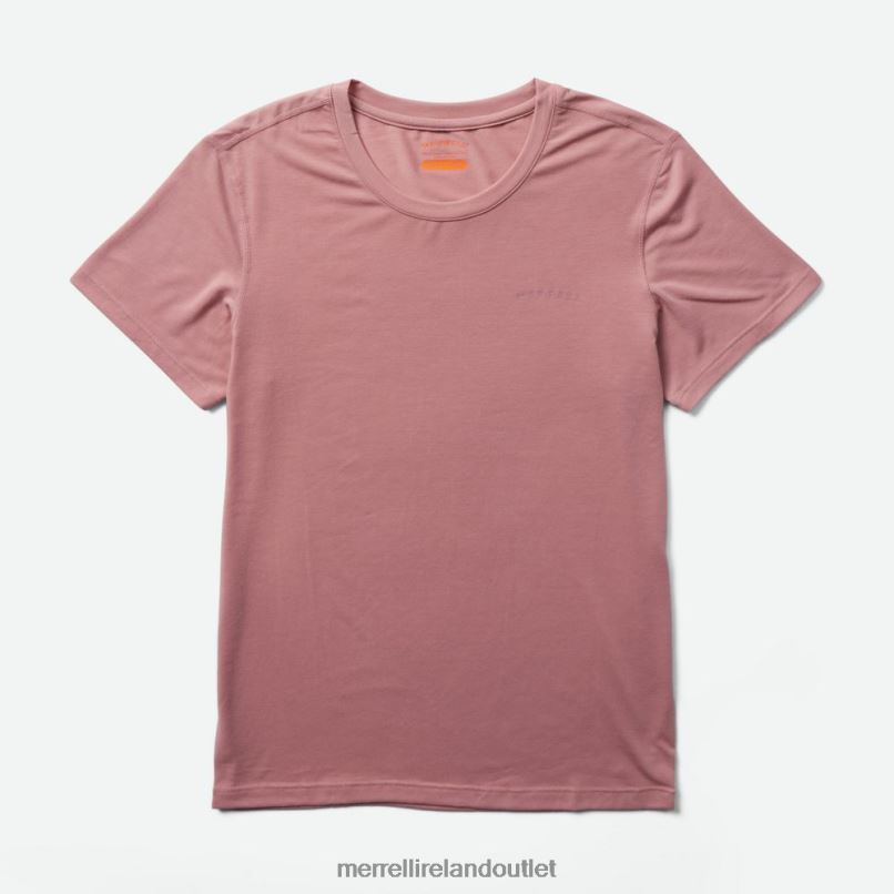 Merrell Everyday Tee with Tencel (JWS26442-627) Women LTPDN997 Clothes Ash Rose