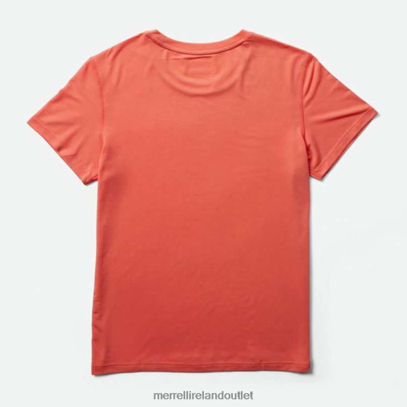 Merrell Everyday Tee with Tencel (JWS26442-628) Women LTPDN1000 Clothes Peach Echo