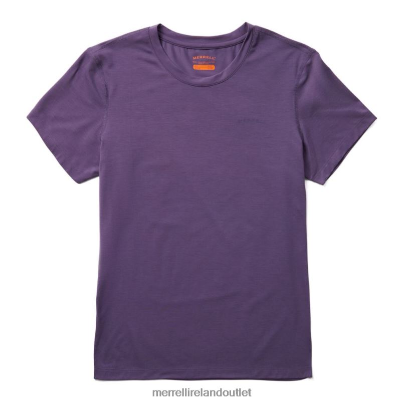 Merrell Everyday Tee with Tencel (JWS26442-631) Women LTPDN1004 Clothes Purple Reign
