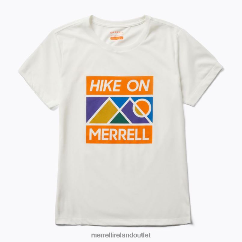 Merrell Hike On Tee (JWF26628-121) Women LTPDN1050 Clothes Cloud Dancer