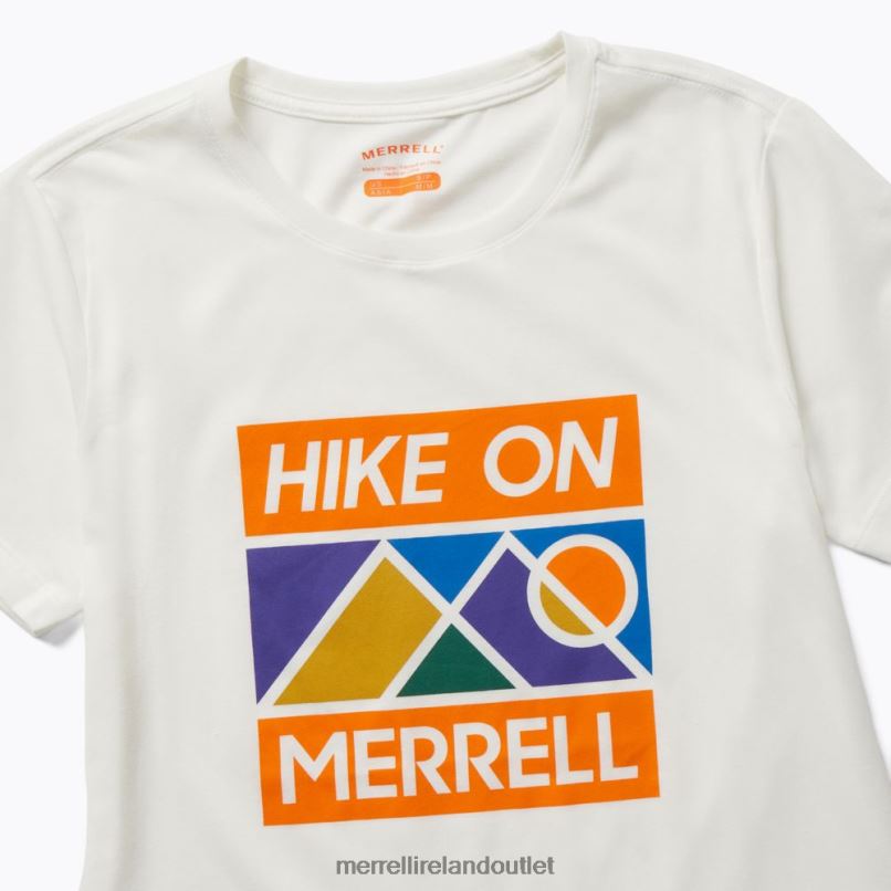 Merrell Hike On Tee (JWF26628-121) Women LTPDN1050 Clothes Cloud Dancer